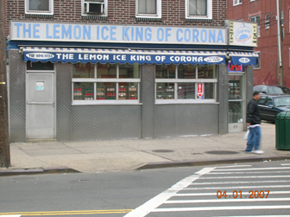 Corona Lemon Italian Ice - Best in New York City