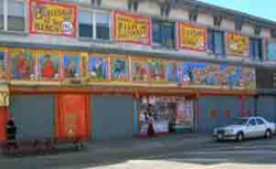 Coney Island freak show building