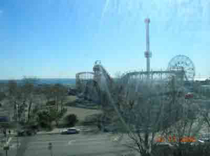 From the Q Train, Coney Island and the Ocean