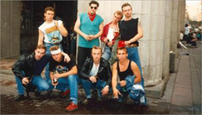 Russian Moscow Sharks Rockabilly Gang